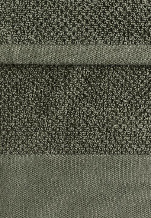 H&M - Cotton terry bath towel - dark green 