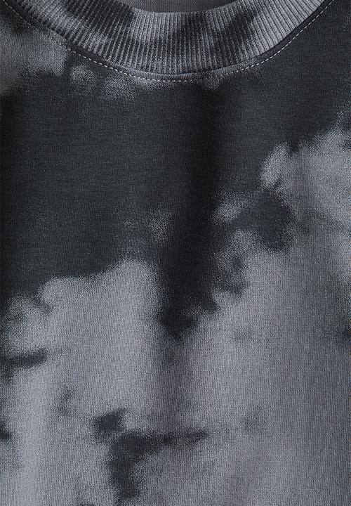 H&M - Printed cotton t-shirt - black & tie-dye