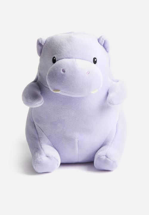 H&M - Extra-soft soft toy - purple/hippo 