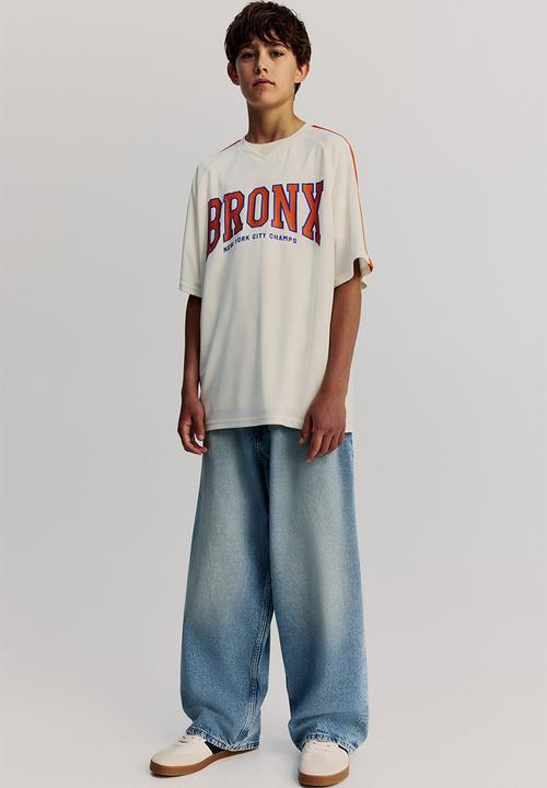 H&M - Loose-fit hockey shirt - white bronx