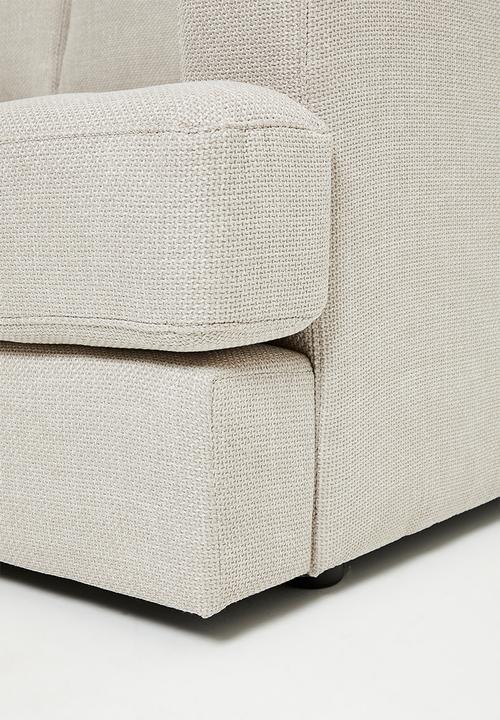 Sixth Floor - Bali 3 seater sofa - stone