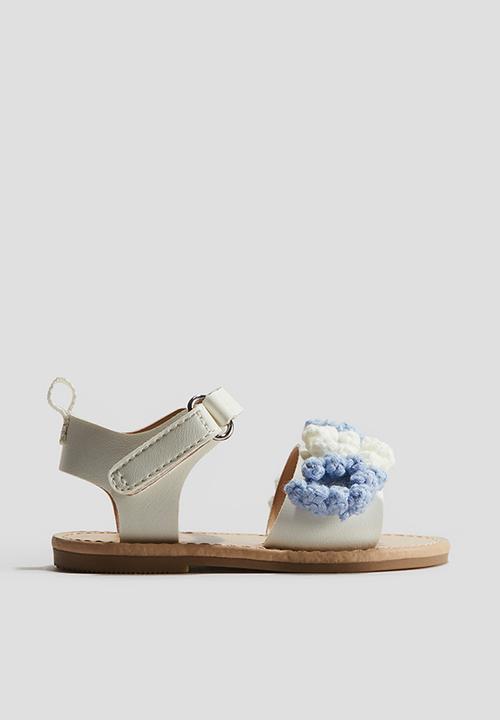 H&M - Sandals - white/light blue