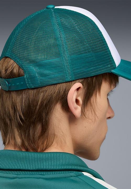 PUMA - Ess Trucker Cap - Emerald Ice-Puma White