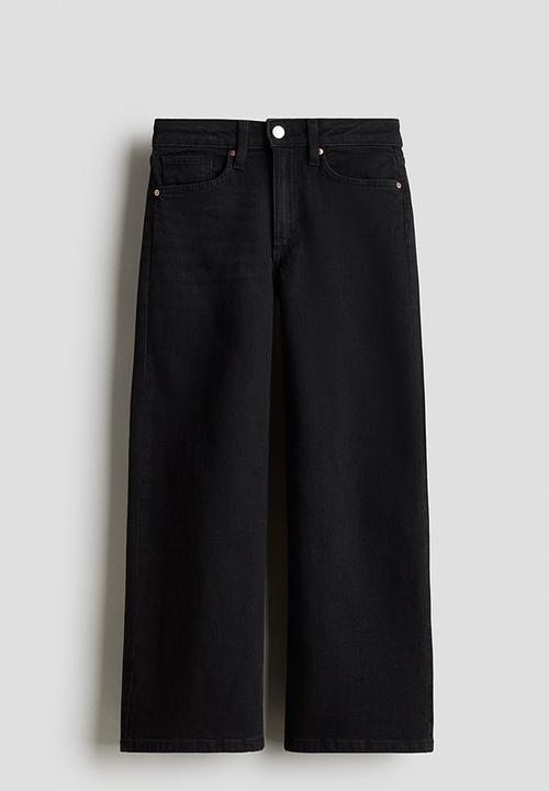 H&M - Wide leg jeans - black
