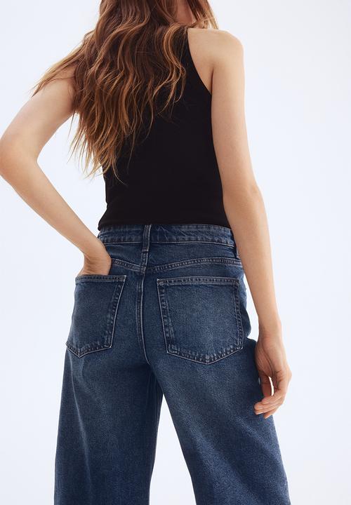 H&M - Wide jeans - dark denim blue