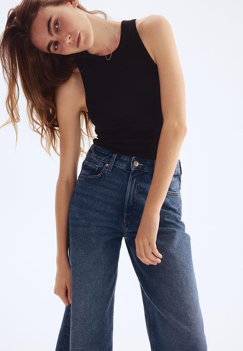 H&M - Wide jeans - dark denim blue