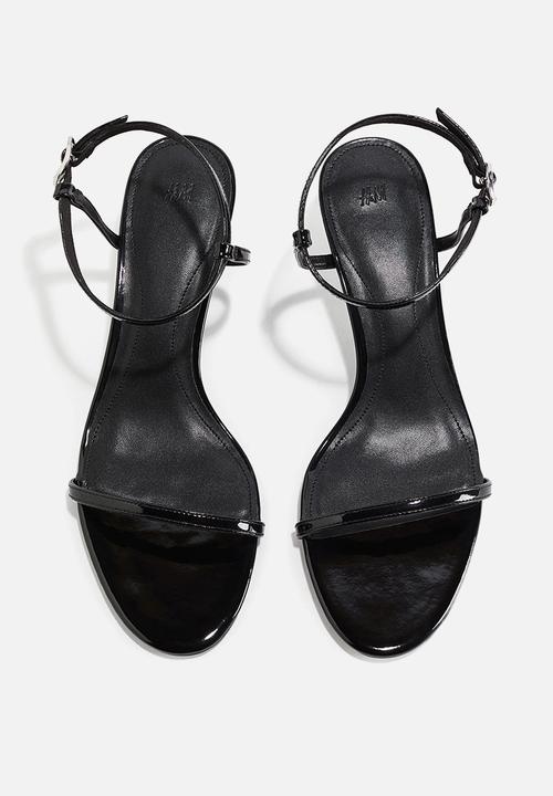 H&M - Heeled strappy sandals - black