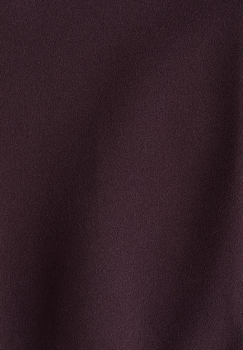 H&M - Waisted top - burgundy