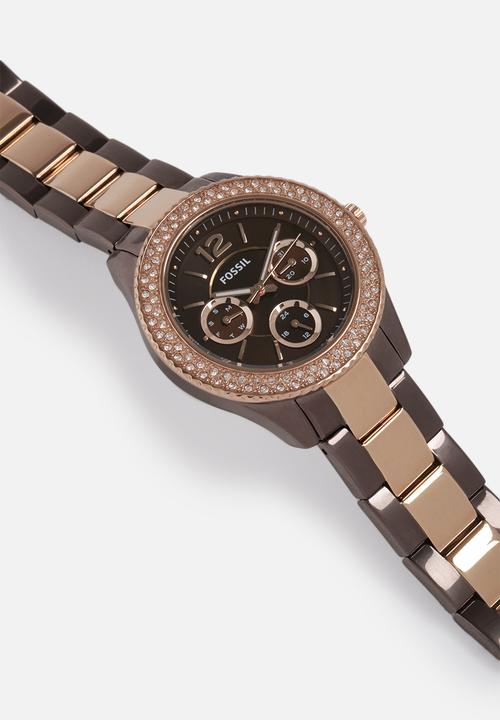 Fossil - Stella - brown and rose gold