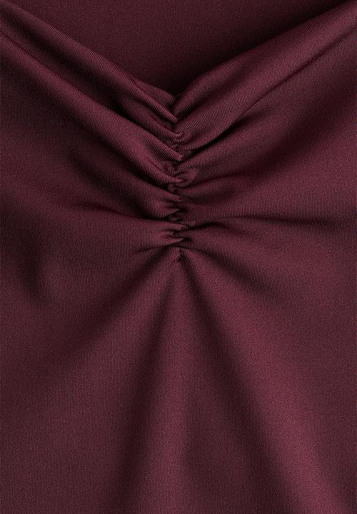 H&M - Gathered vest top - plum purple