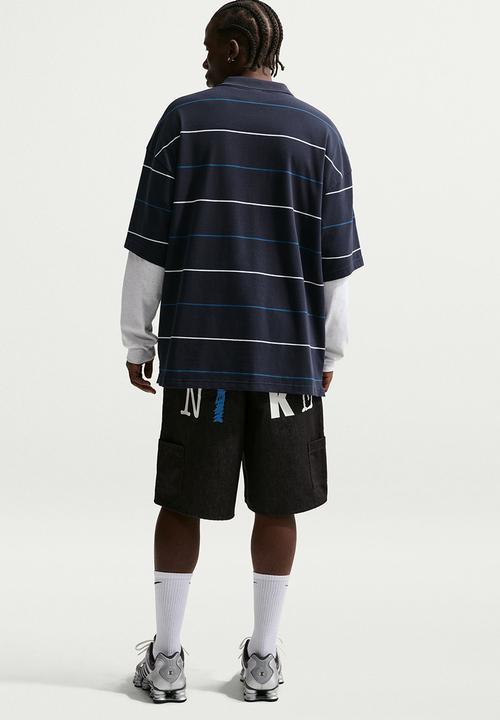 Nike -  NSW Club Oversized Polo Shirt - Navy/Blue