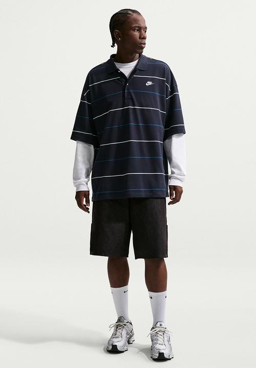 M NK CLUB OS STRIPE POLO TEE