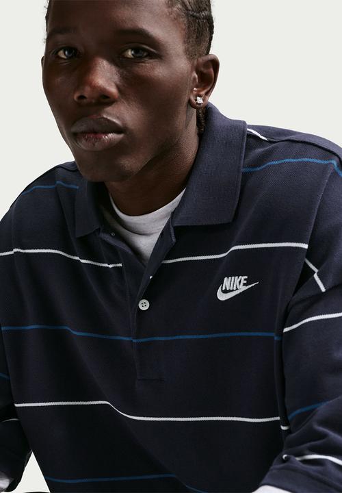 Nike -  NSW Club Oversized Polo Shirt - Navy/Blue