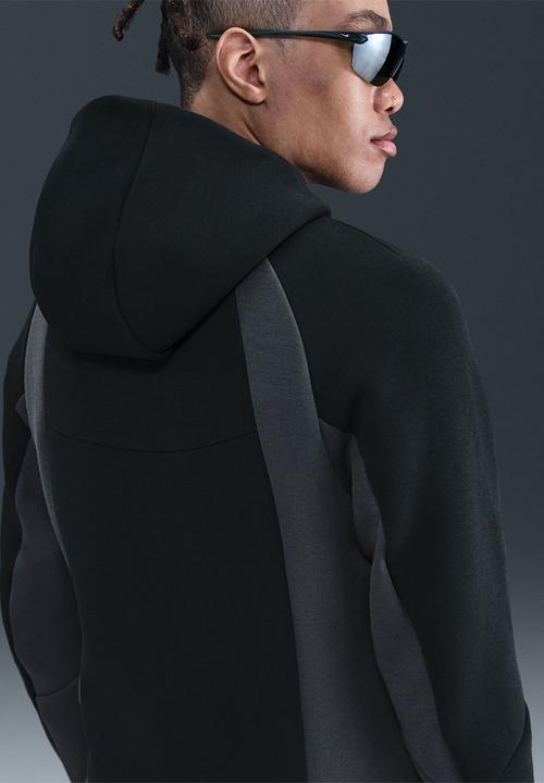 Nike - Tech Fleece Colour-Block Full-Zip  Windrunner Jacket - Black