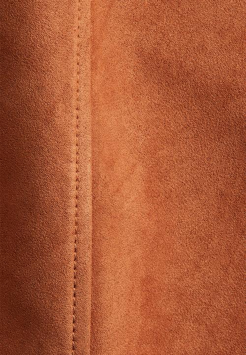 H&M - A-line mini skirt - terracotta