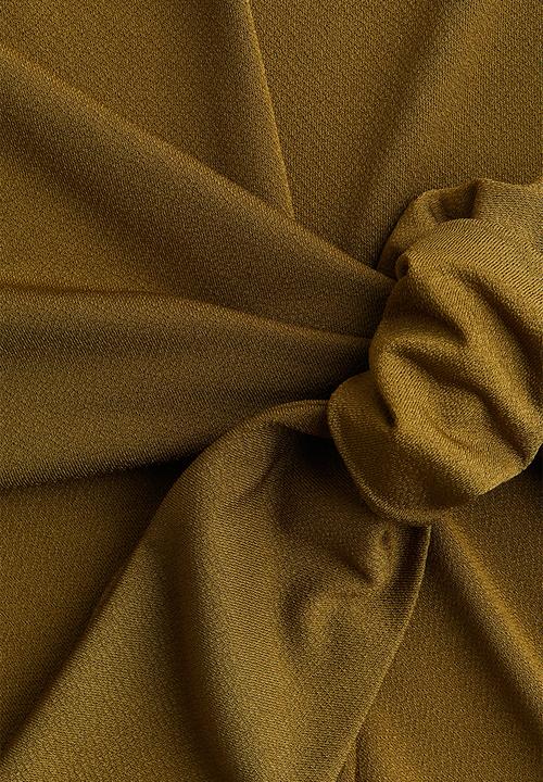 H&M - Tie-detail top - olive green