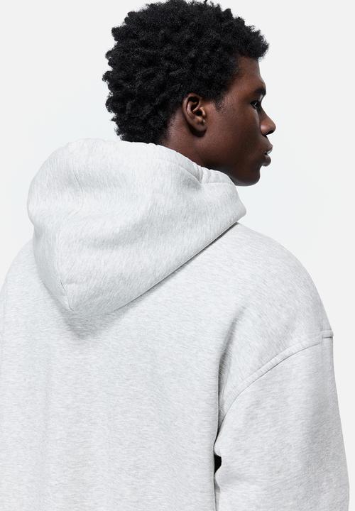 H&M - Loose  fit zip-through hoodie - grey marl