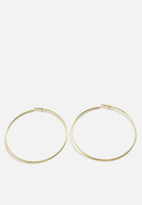 Tessa Design - Ella oversized hoop earring - gold
