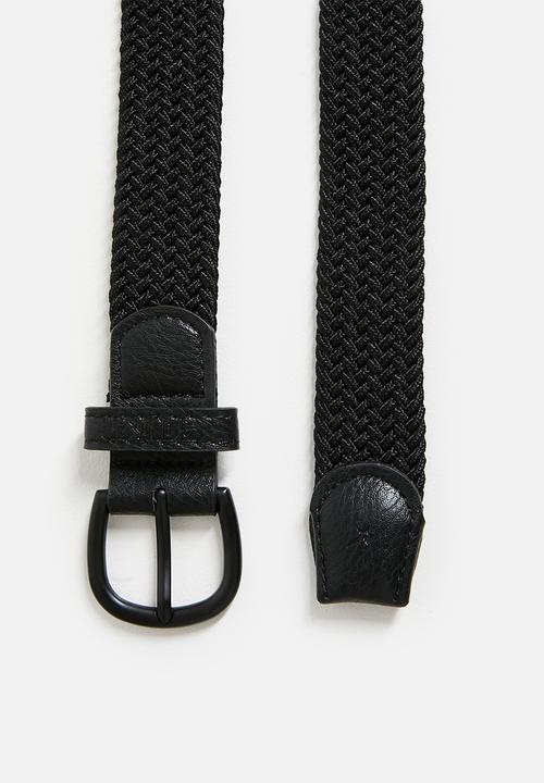 SOVIET - Eli Stretch belt  - black
