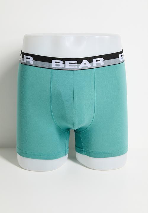 Bear - 2Pk Bodyshorts - Deep Sea Blue/Teal