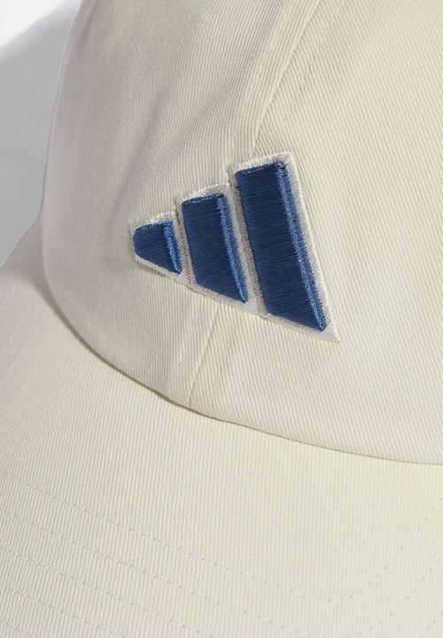 adidas Performance - Dad cap big logo - off white/dusky petrol