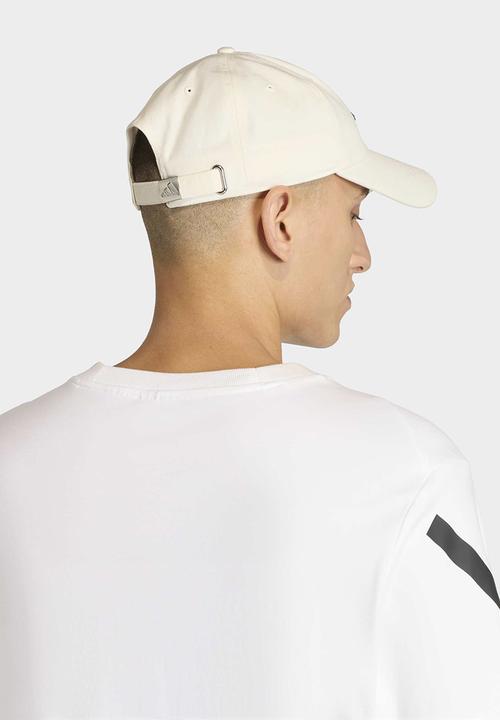 adidas Performance - Dad cap big logo - off white/dusky petrol
