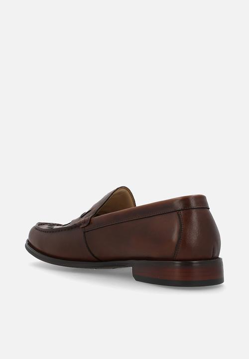 POLO - Woven slip on loafer  - tan