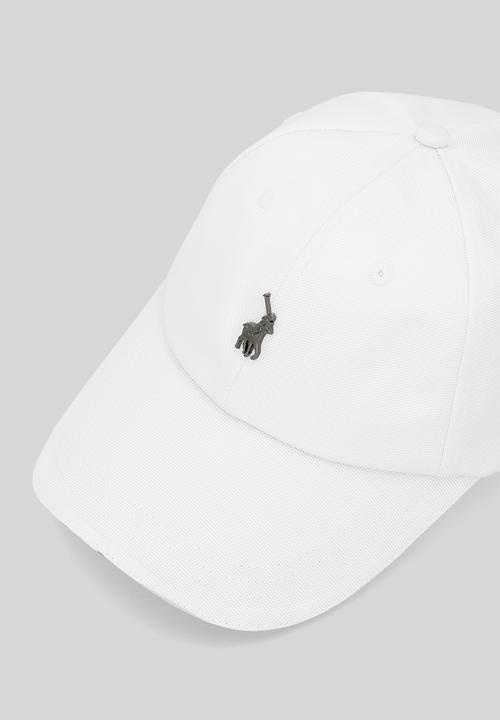 POLO - 6 Panel Metal Peak - White/Red