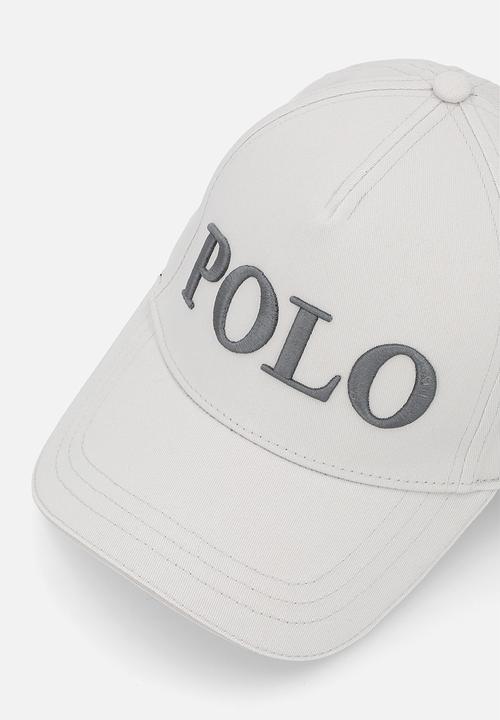 POLO - 5 Panel Embroidered Polo Peak - Light Grey