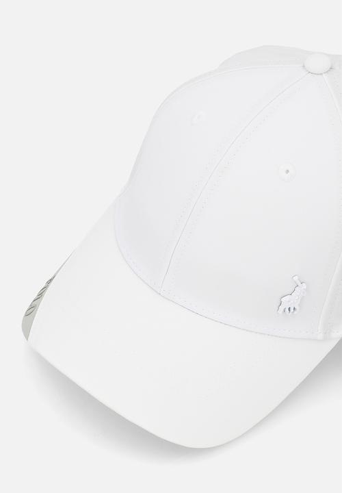 POLO - 6 Panel Metal Pony Fitted Peak - Bright White