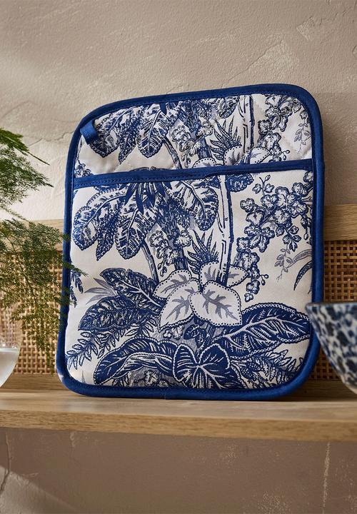 Ulster Weavers - Willow Toile Pot Mitt - Blue