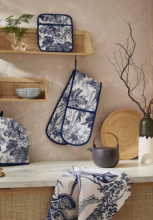 Ulster Weavers - Willow Toile Pot Mitt - Blue