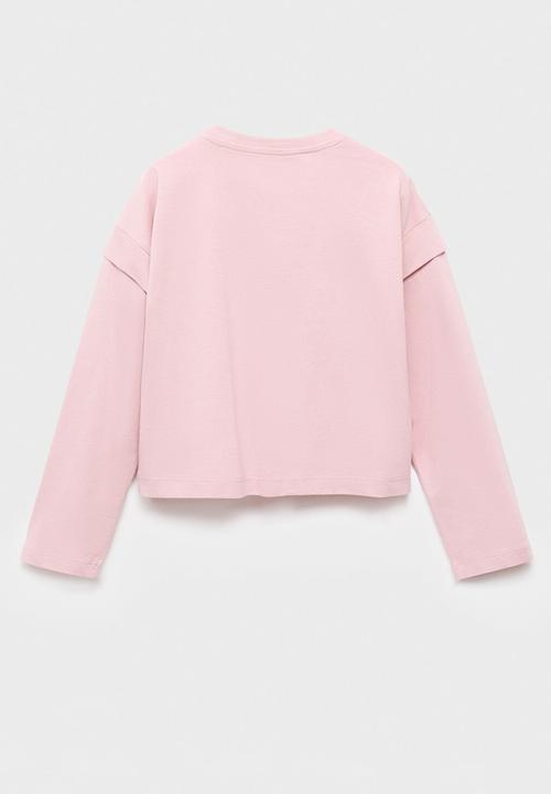 MANGO - T-shirt should - pink