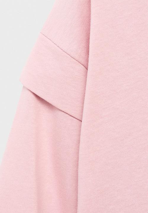 MANGO - T-shirt should - pink
