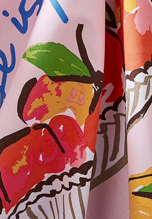 Ulster Weavers - Summer Fruits Peach Cotton Tea Towel - Pink