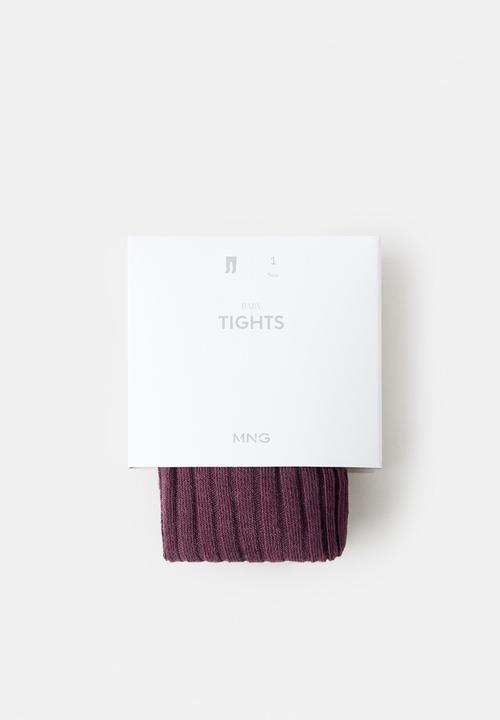 MANGO - Tights MINILEO - Dark Red