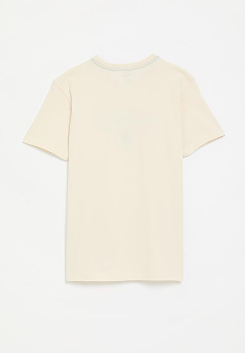 POLO - Boys alistair applique ss tee - sand
