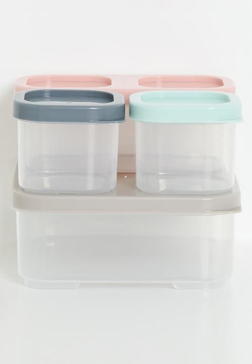 Excellent Houseware - Mio snack box set of 4 - multi