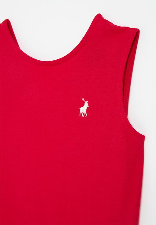 POLO - Girls gabriella sl jumpsuit - samba red