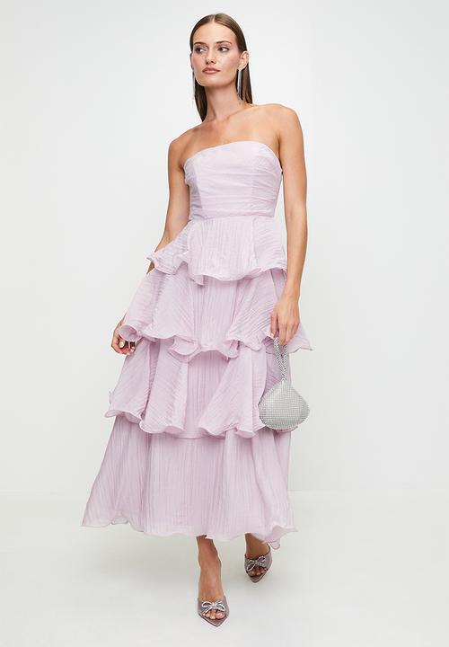 MILLA - Lilac tiered dress - lilac