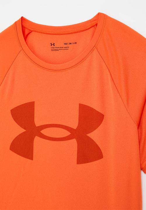 Under Armour - Ua Tech Big Logo Ss-Orange Base/Surplus Orange