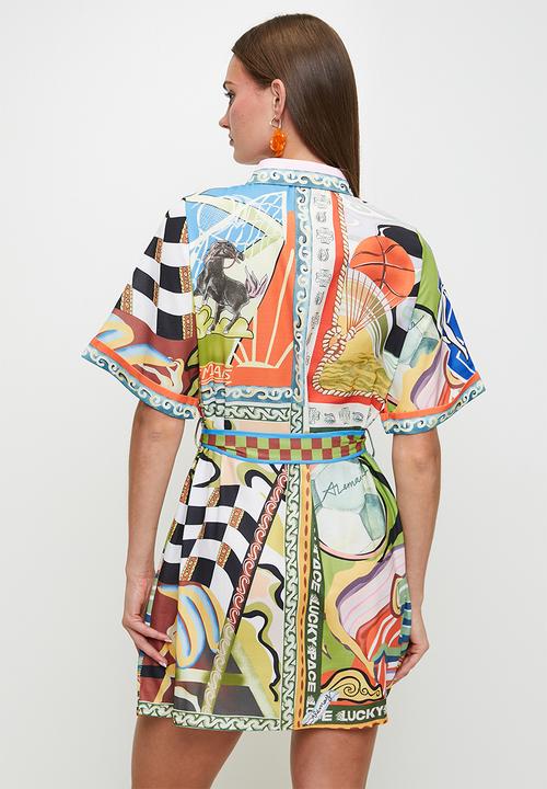 MILLA - Multi print shirtdress - multi