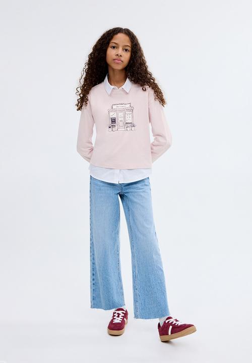 MANGO - T-Shirt SHOP - Light/Pastel Purple