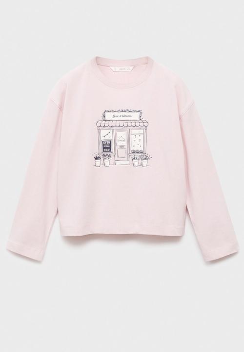 MANGO - T-Shirt SHOP - Light/Pastel Purple
