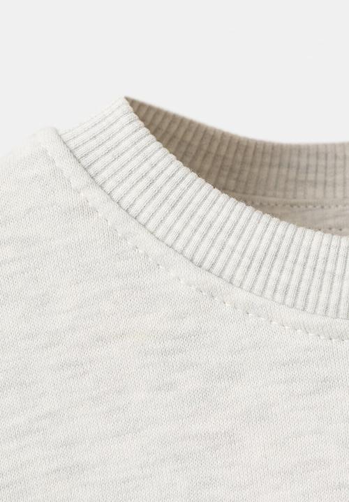 MANGO - Sweatshirt happy - light/pastel grey