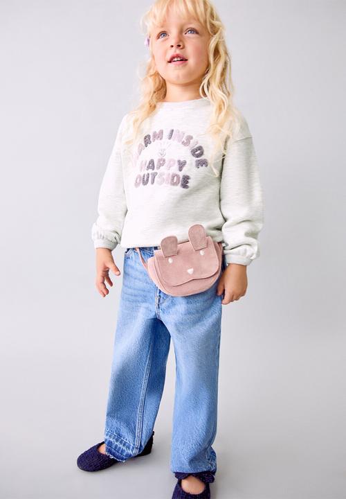 MANGO - Sweatshirt happy - light/pastel grey