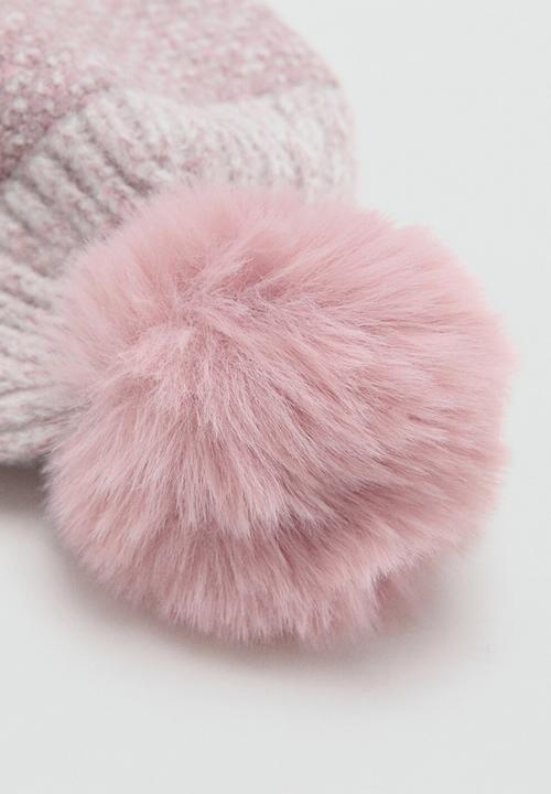 MANGO - Beanie OSLOP - Light/Pastel Pink