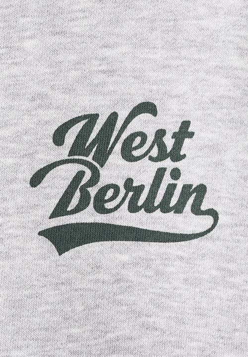 MANGO - Printed cotton sweatshirt -  heather grey