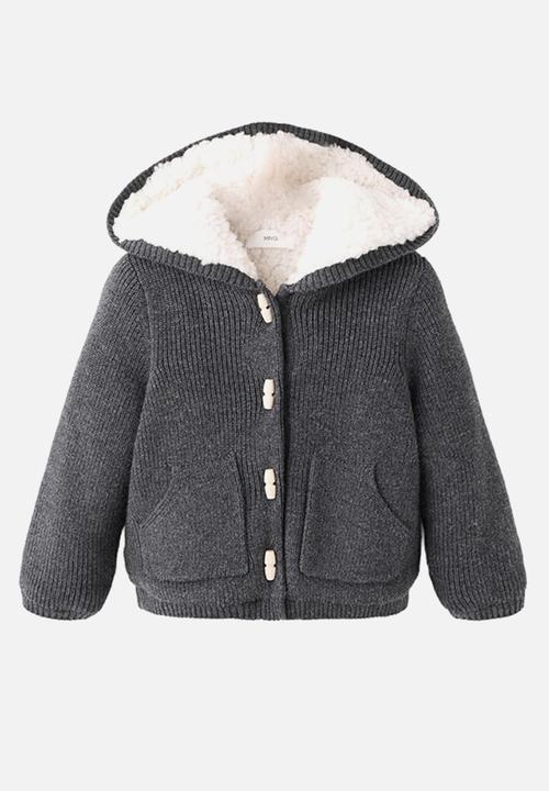 MANGO - Cardigan RIGA - Charcoal