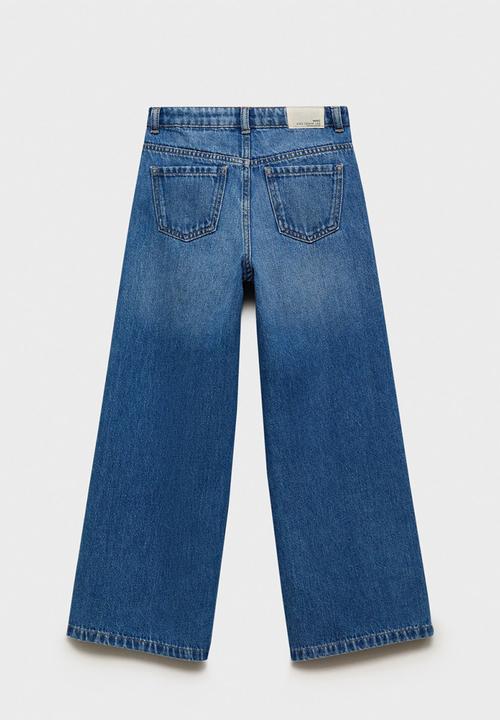 MANGO - Jeans studs - open blue